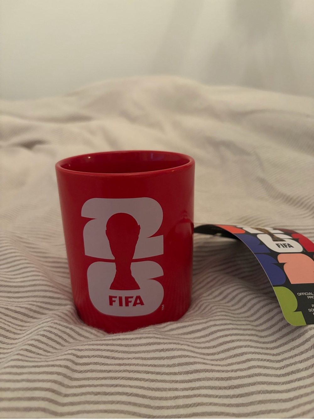 Official FIFA 2026 World Cup Red Ceramic Mug BNWT